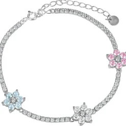 Jacques Lemans Bracelet "Flowers" Sterlingsilver With Topazes> Bracelets