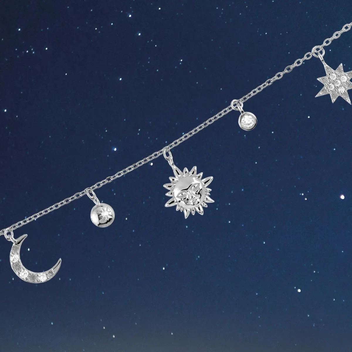 Jacques Lemans Bracelet Sterling Silver With White Topaz Gemstones> Bracelets