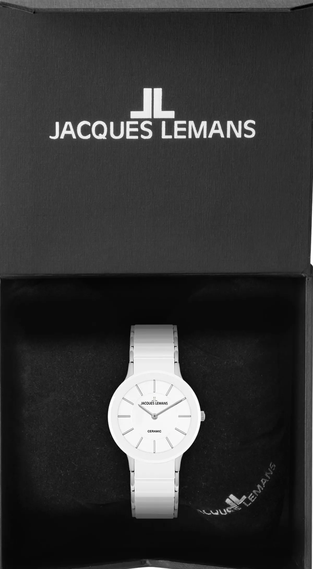 Jacques Lemans Dublin 1-1856B> High-Tech Ceramic