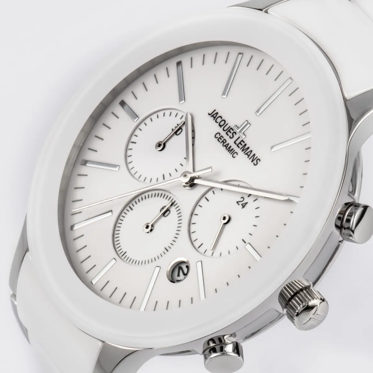 Jacques Lemans Dublin 1-1854B> High-Tech Ceramic