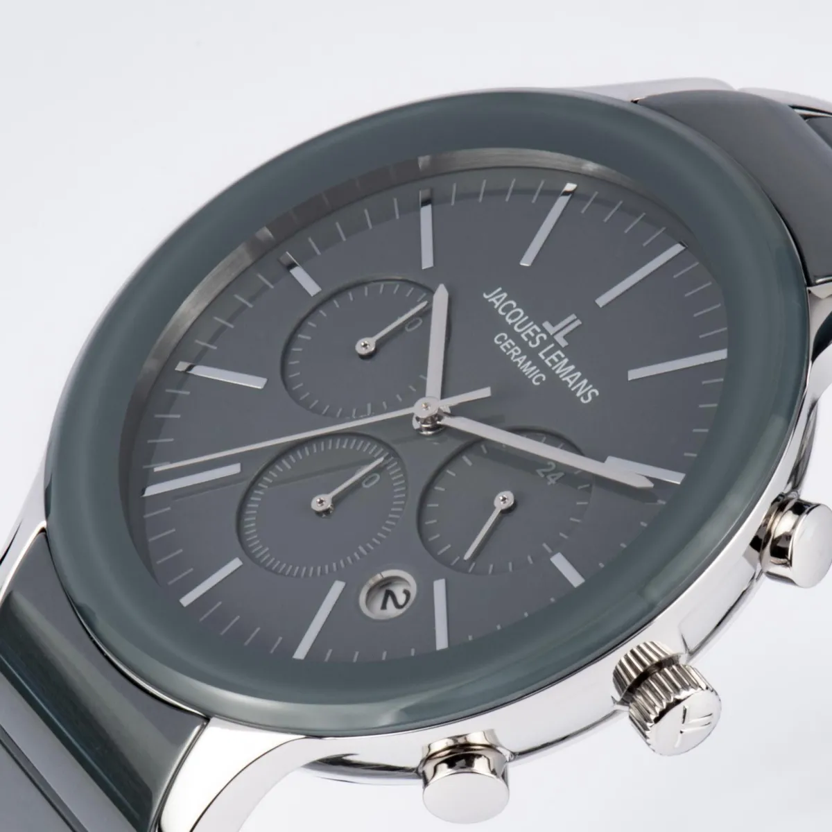 Jacques Lemans Dublin 1-1854D> High-Tech Ceramic