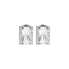 Jacques Lemans Ear Stud Sterling Silver With Topazes> Earrings