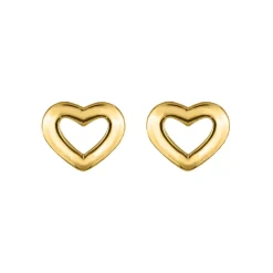Jacques Lemans Ear Stud Sterling Silver Gold-Plated> Earrings