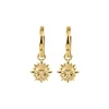 Jacques Lemans Ear Stud Sterling Silver Gold-Plated> Earrings