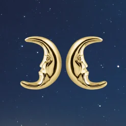 Jacques Lemans Ear Stud Sterling Silver Gold-Plated> Earrings
