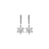 Jacques Lemans Earrings "Flower" Sterling Silver With Topazes> Earrings