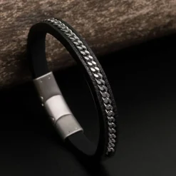 Jacques Lemans Leather Bracelet><noscript><img width=