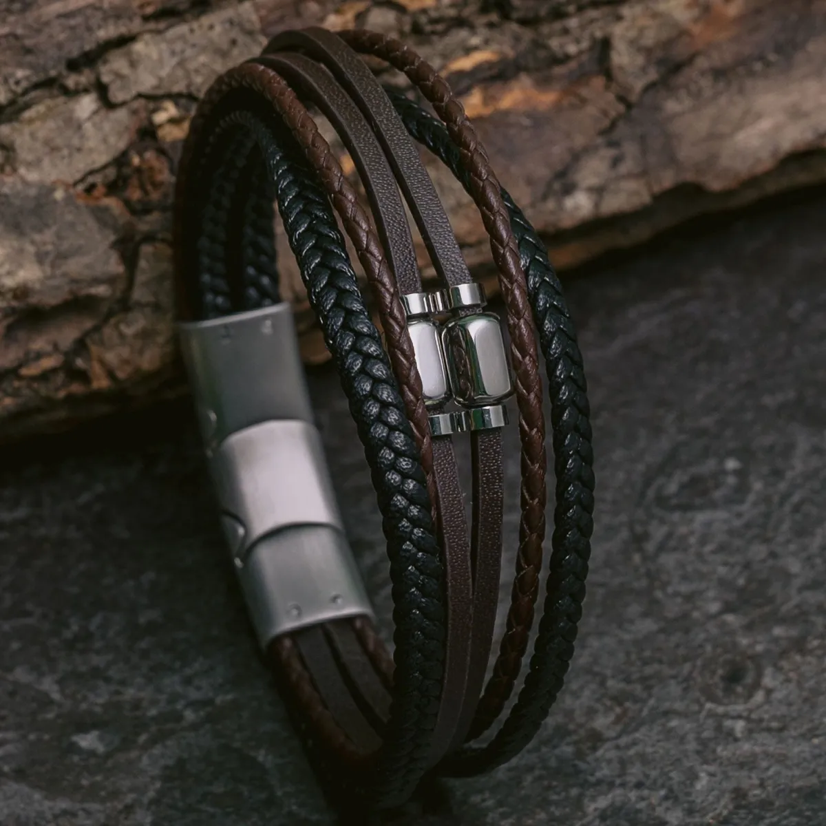 Jacques Lemans Leather Bracelet> Leather Bracelets