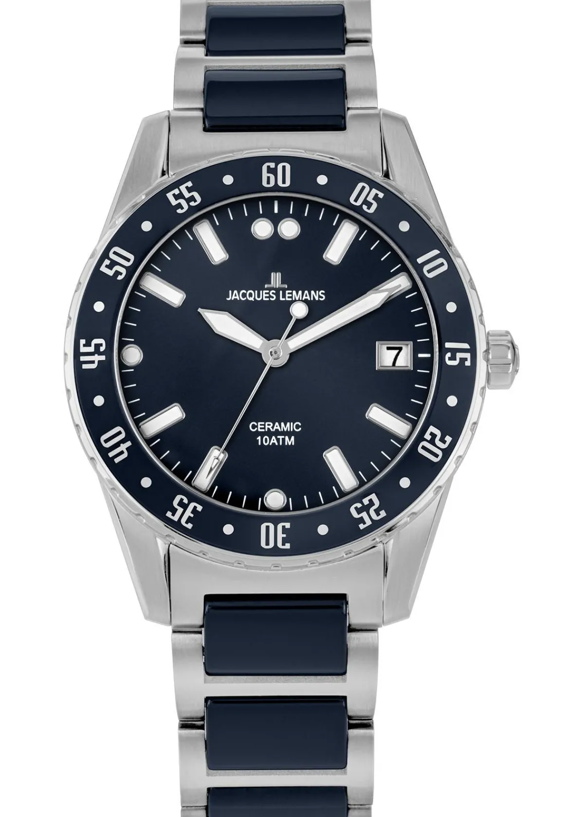 Jacques Lemans Liverpool 42-12B> High-Tech Ceramic