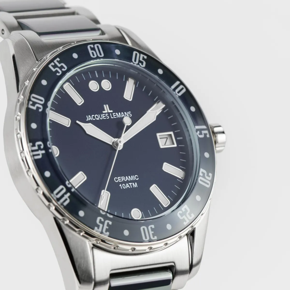 Jacques Lemans Liverpool 42-12B> High-Tech Ceramic