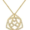Jacques Lemans Necklace Sterling Silver Gold-Plated With White Topaz> Necklaces