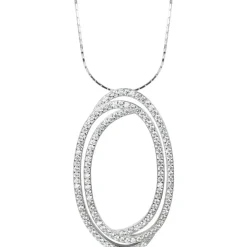 Jacques Lemans Necklace Sterling Silver With Topazes> Necklaces
