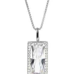 Jacques Lemans Necklace Sterling Silver With Topazes> Necklaces