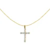 Jacques Lemans Necklace Sterling Silver Gold-Plated With White Topaz> Necklaces