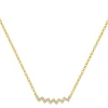 Jacques Lemans Necklace Sterlingsilver Goldplated With Topazes> Necklaces