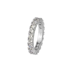 Jacques Lemans Ring Sterling Silver With White Topaz> Rings