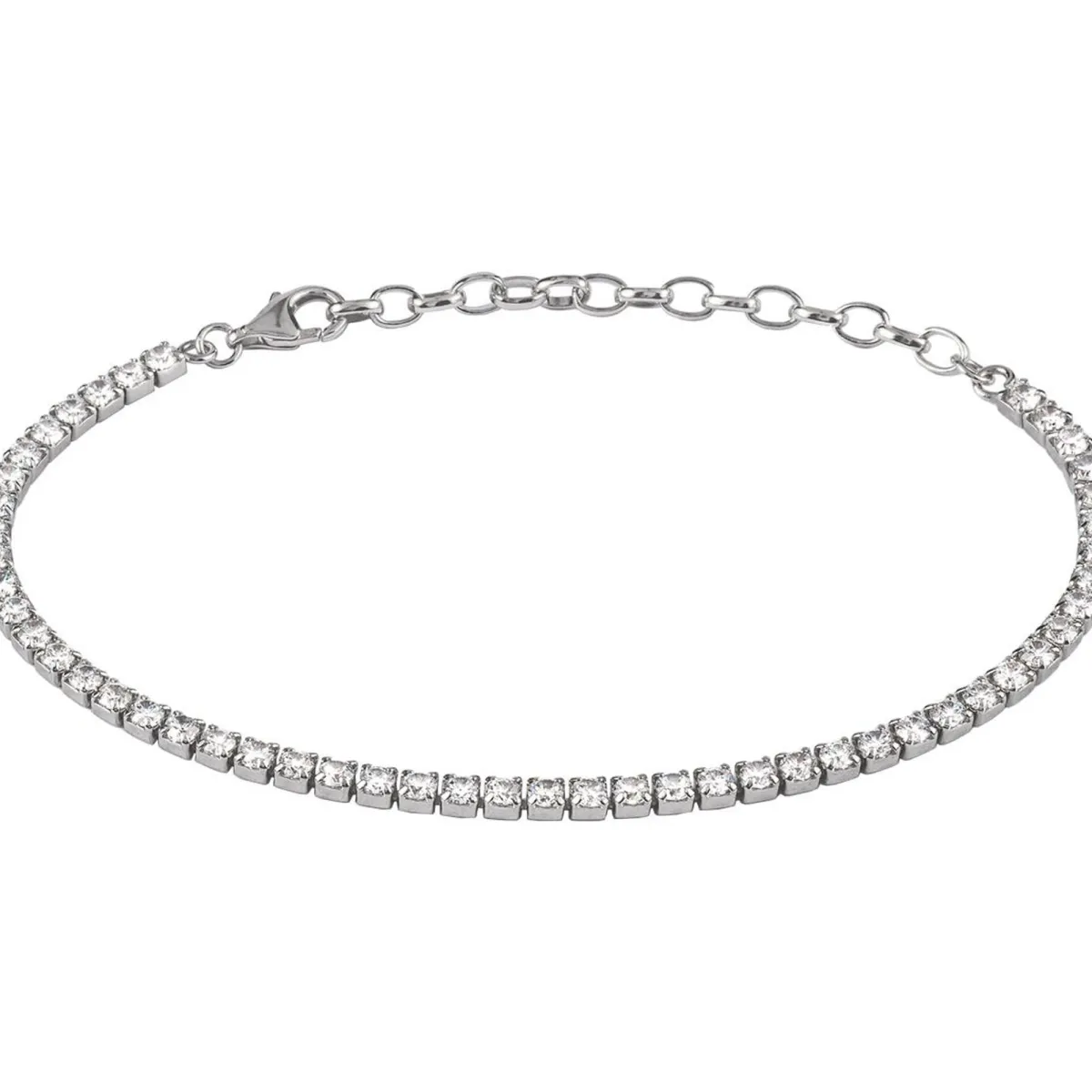 Jacques Lemans Tennis Bracelet Sterling Silver With Topazes> Bracelets