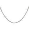 Jacques Lemans Tennis Necklace Sterling Silver With Topazes> Necklaces