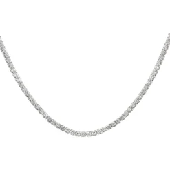 Jacques Lemans Tennis Necklace Sterling Silver With Topazes> Necklaces