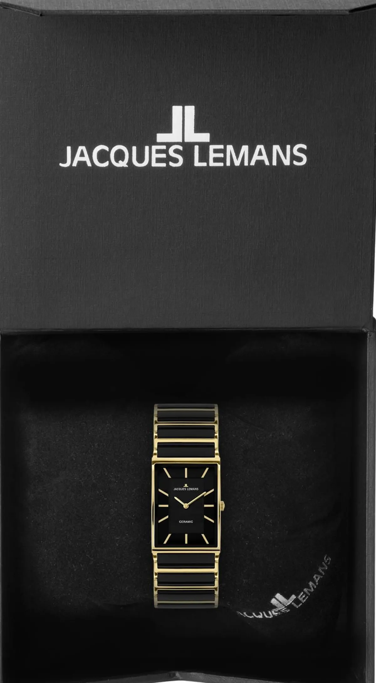 Jacques Lemans York 1-1651D> High-Tech Ceramic