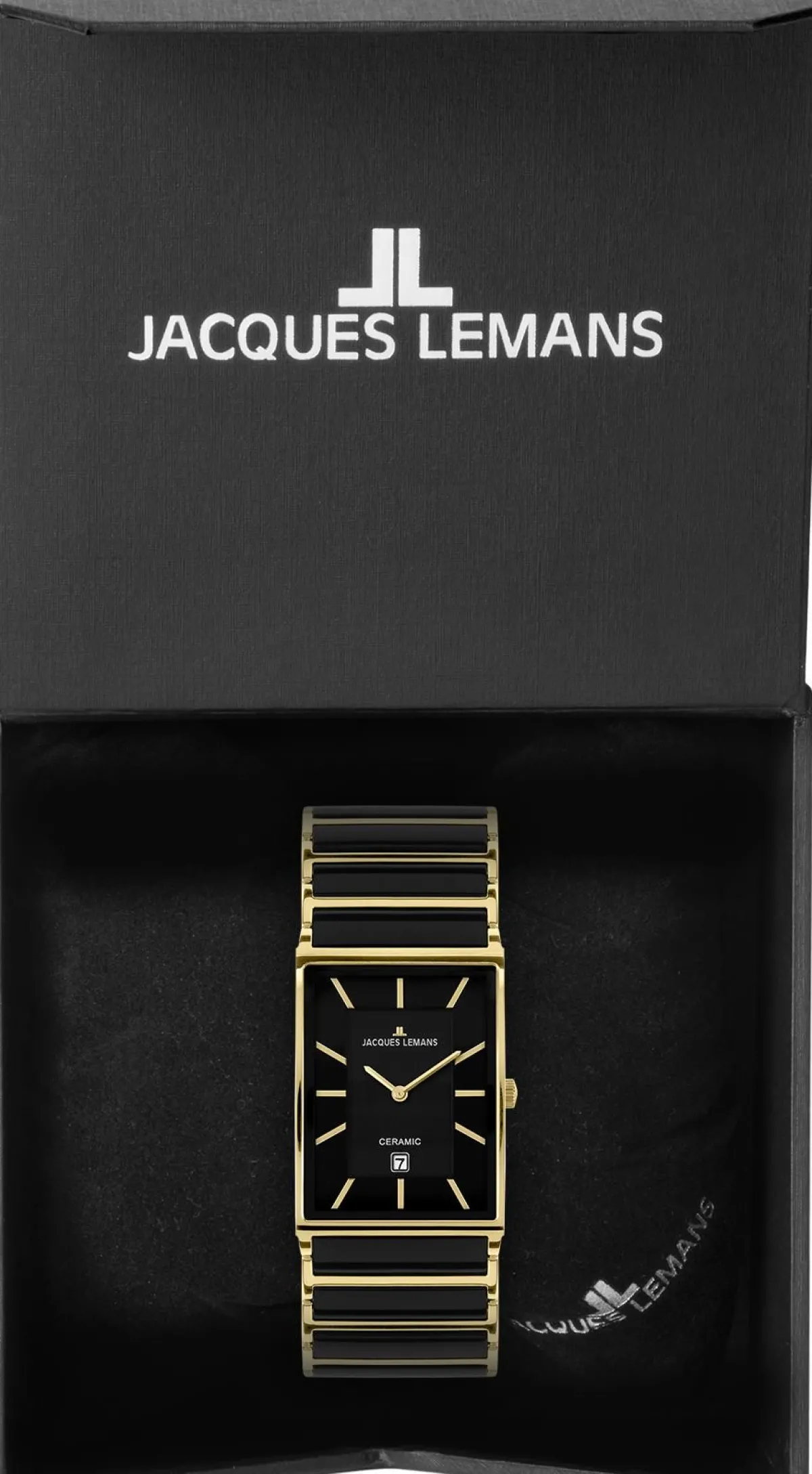 Jacques Lemans York 1-1593.1G> High-Tech Ceramic